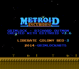 Metroid - Incursion Title Screen